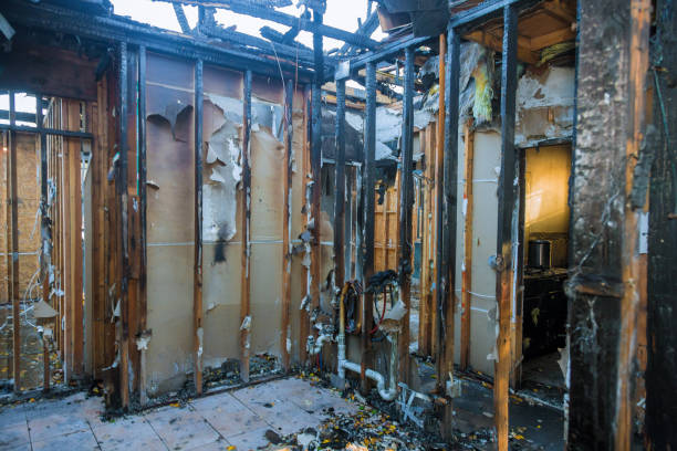 Professional Fire Damage Removal technician working in Winnsboro, LA